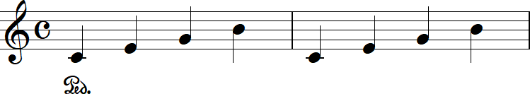 ペダーレの2小節