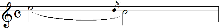 中間打音の小節